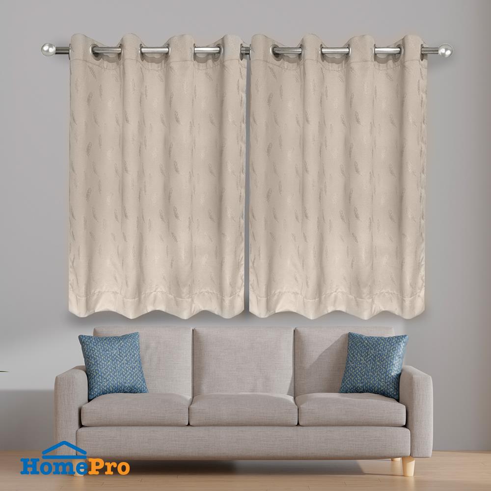 ผ้าม่าน EYELET HOME LIVING STYLE ZORA UV 140X160 ซม. สีครีม