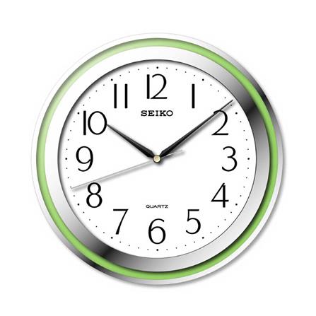 นาฬิกาแขวน SEIKO CLOCKS PBA261M 11.61 นิ้ว สีเขียว_0