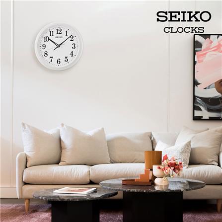 นาฬิกาแขวน SEIKO CLOCKS QHA012W 11.02 นิ้ว สีขาว_3