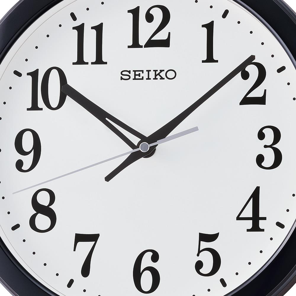 นาฬิกาแขวน SEIKO CLOCKS QHA012K 11.02 นิ้ว สีดำ