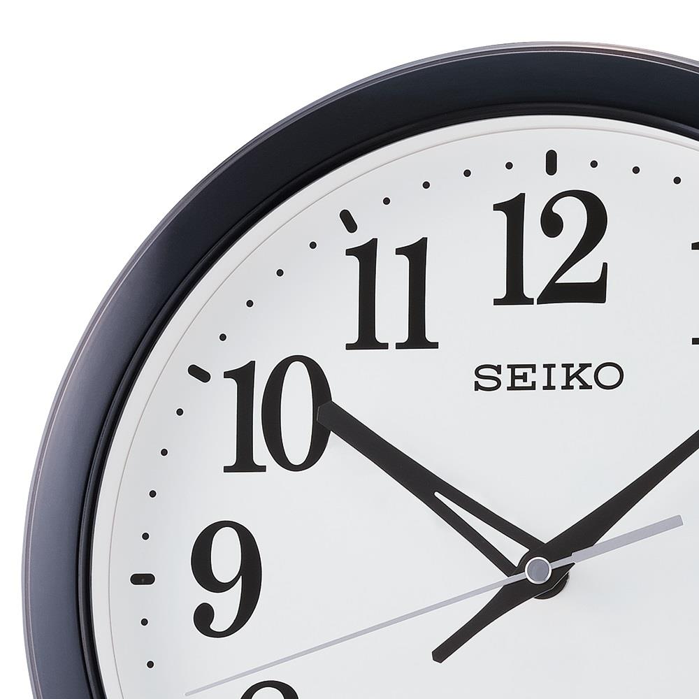นาฬิกาแขวน SEIKO CLOCKS QHA012K 11.02 นิ้ว สีดำ