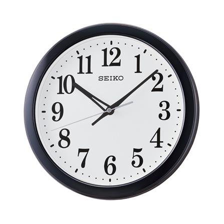 นาฬิกาแขวน SEIKO CLOCKS QHA012K 11.02 นิ้ว สีดำ