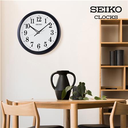 นาฬิกาแขวน SEIKO CLOCKS QHA012K 11.02 นิ้ว สีดำ_3