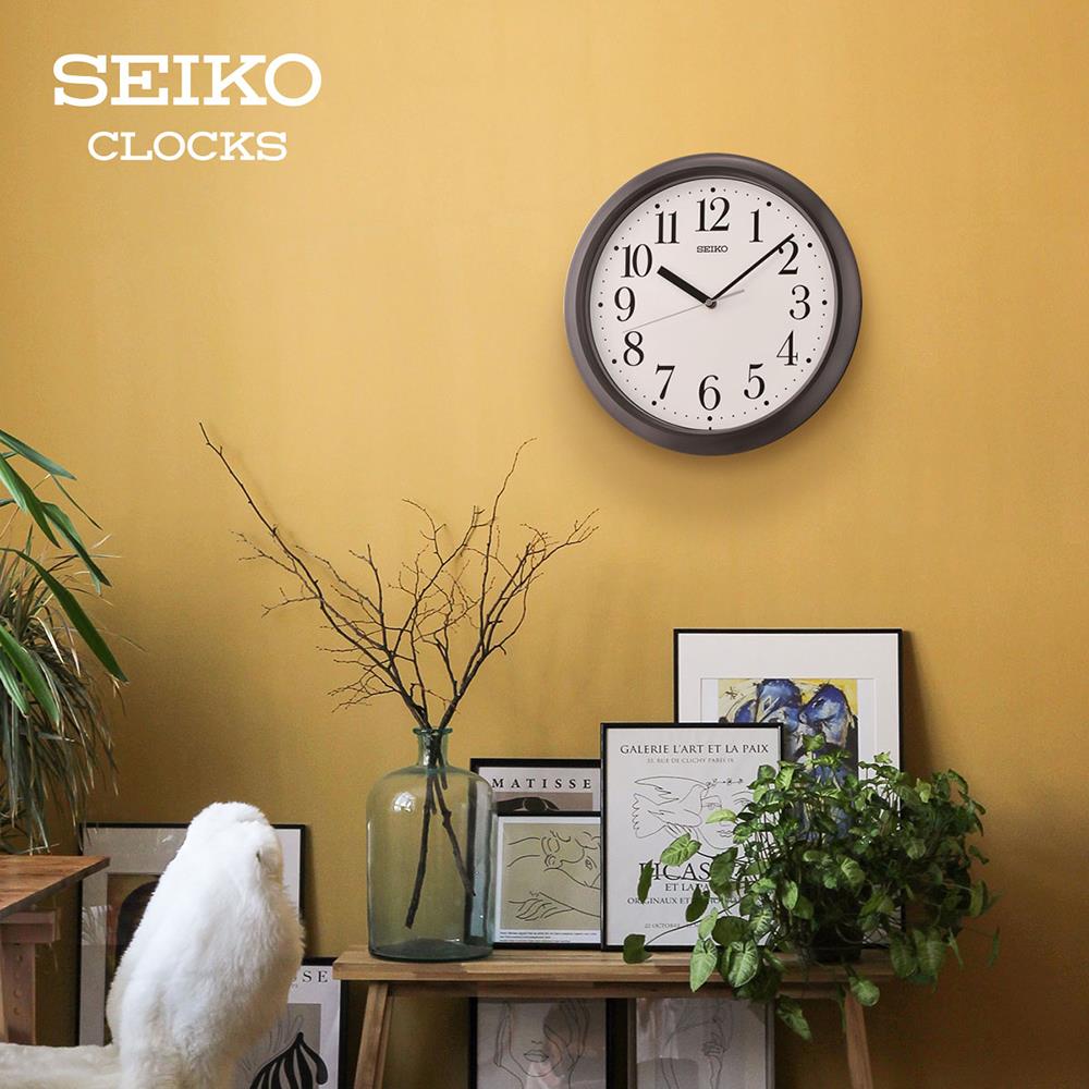นาฬิกาแขวน SEIKO CLOCKS QXA787K 12.7 นิ้ว สีดำ