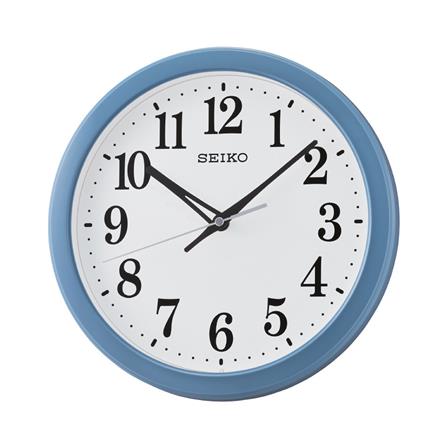 นาฬิกาแขวน SEIKO CLOCKS QHA012L 11.02 นิ้ว สีฟ้า_0