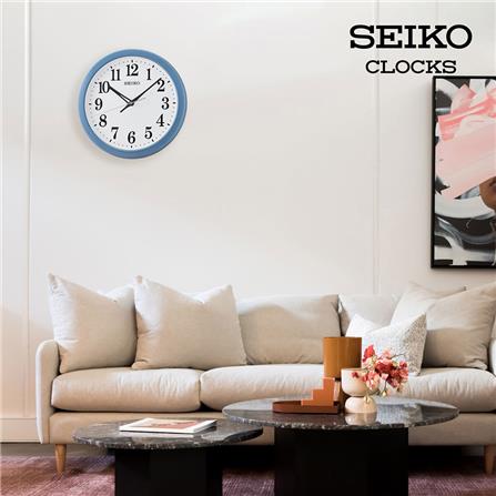 นาฬิกาแขวน SEIKO CLOCKS QHA012L 11.02 นิ้ว สีฟ้า_3