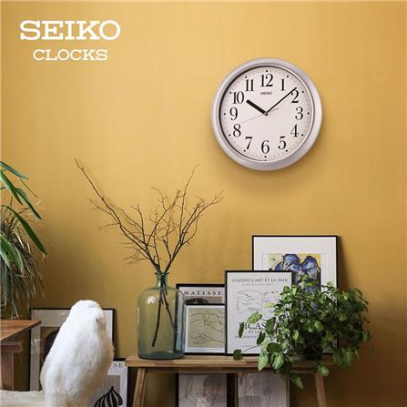 นาฬิกาแขวน SEIKO CLOCKS QXA787S 12.7 นิ้ว สีเงิน_3