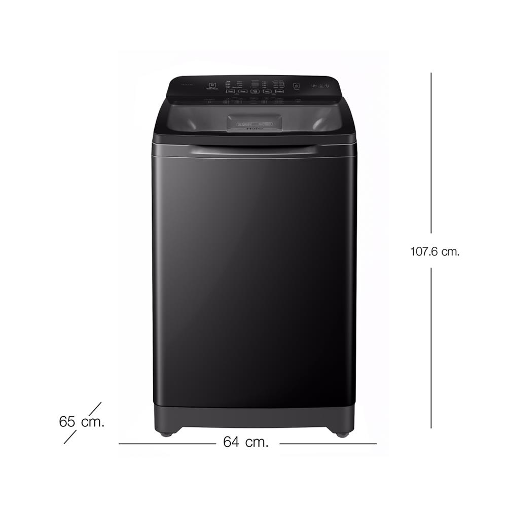 เครื่องซักผ้าฝาบน HAIER HWM180-B1678S8 18 กก. อินเวอร์เตอร์ สีเทาเข้ม