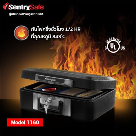 ตู้นิรภัย SENTRYSAFE 1160 สีขาว/ดำ_2