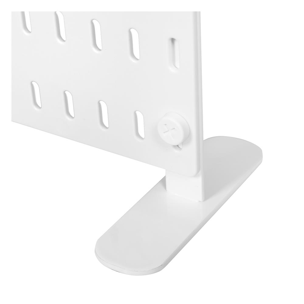 แผงพลาสติกพร้อมขาตั้งโต๊ะ STACKO TIDY 56x0.4x37 ซม. สีขาว