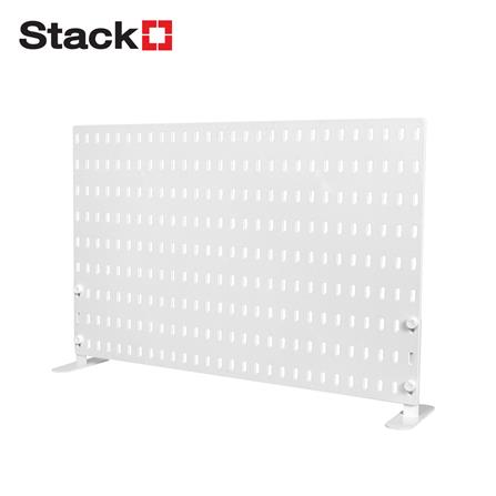 แผงพลาสติกพร้อมขาตั้งโต๊ะ STACKO TIDY 56x0.4x37 ซม. สีขาว_0