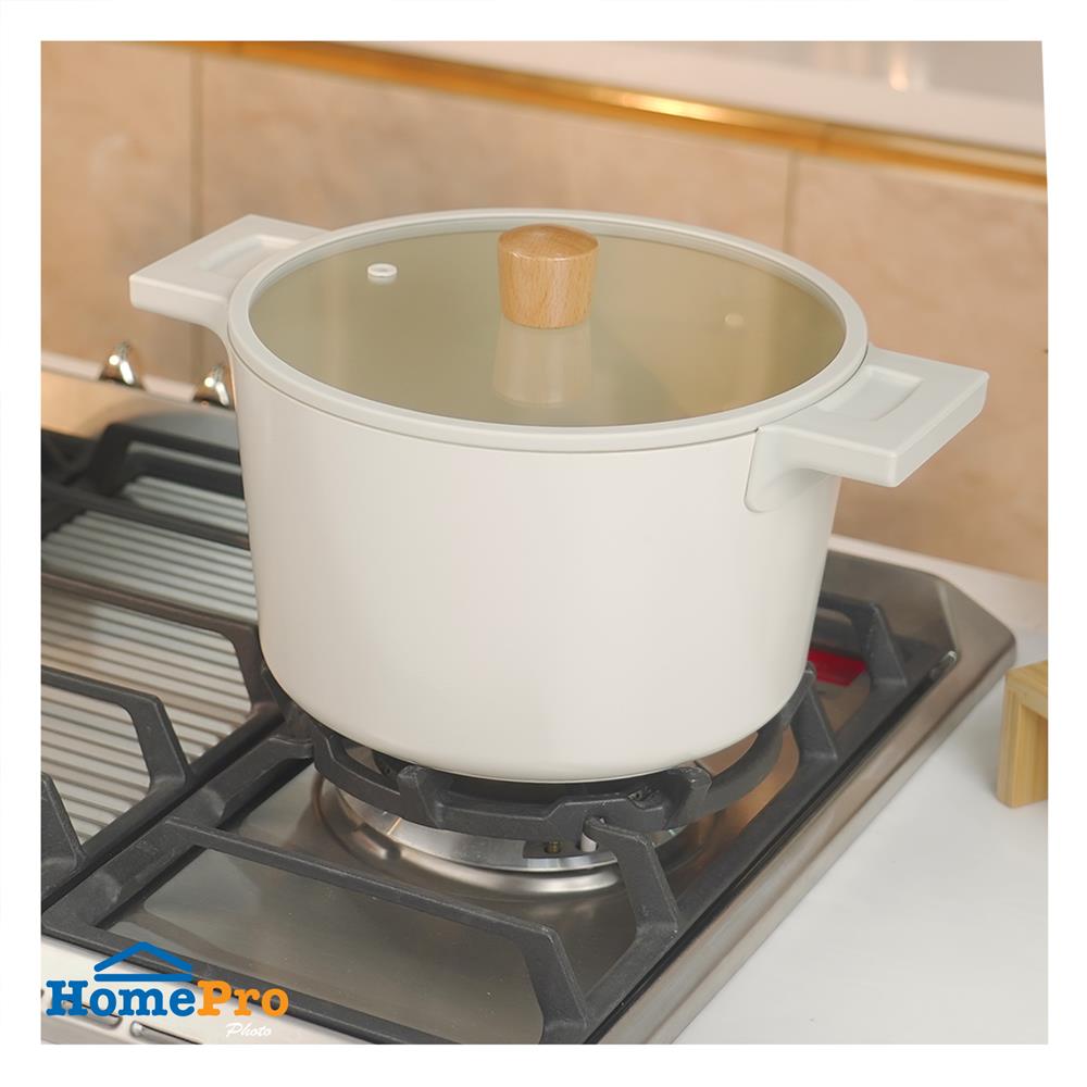 หม้อ 24 ซม. KECH GROWTH IH สีครีม