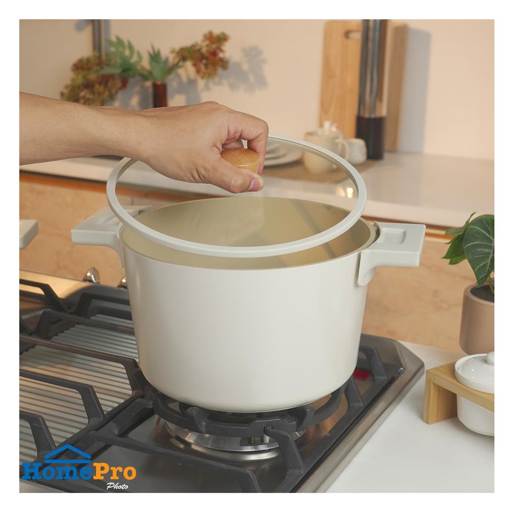 หม้อ 24 ซม. KECH GROWTH IH สีครีม