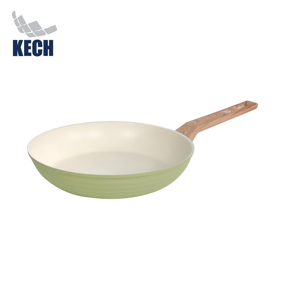 กระทะตื้น 26 ซม. KECH ELLE IH สีเขียว_0