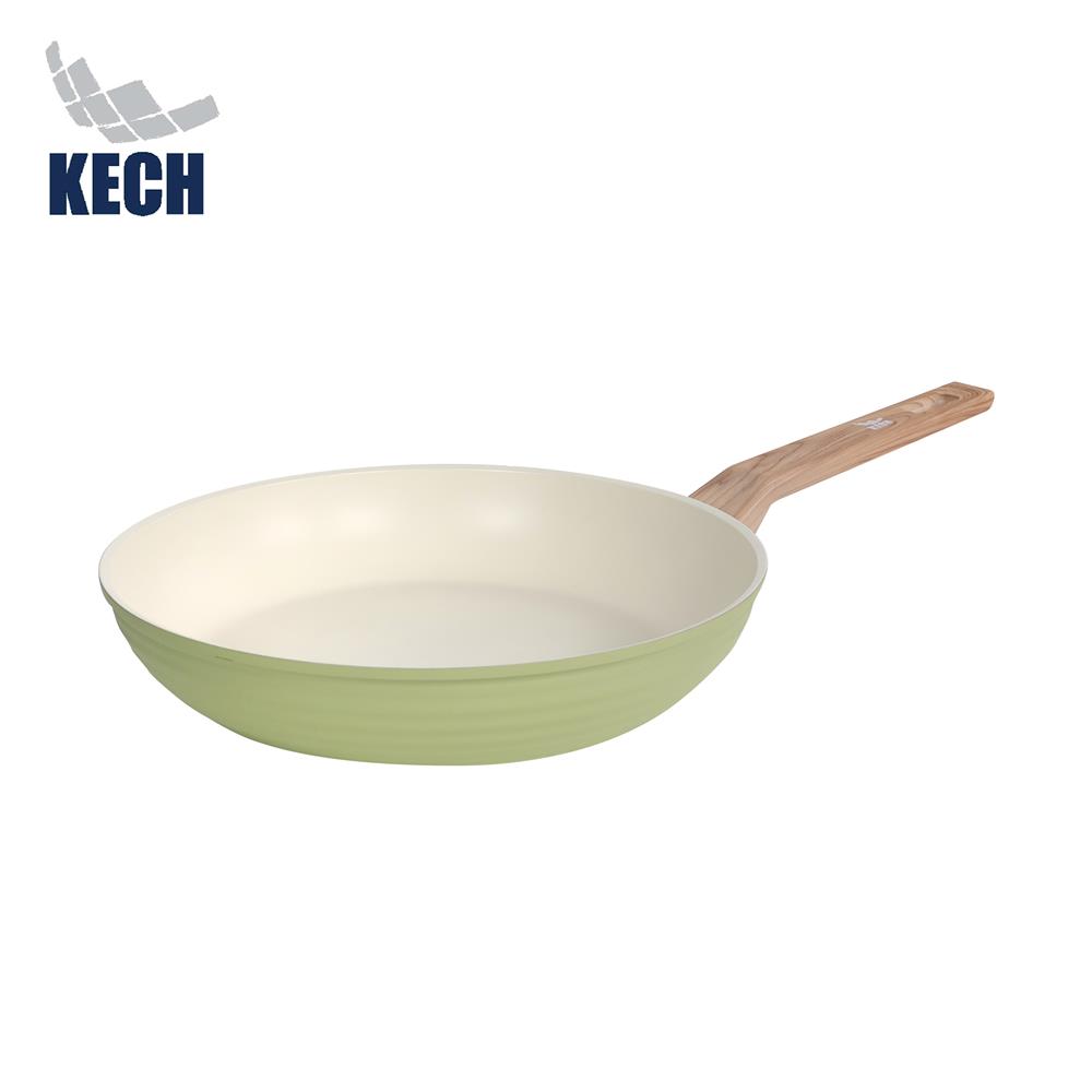 กระทะตื้น 28 ซม. KECH ELLE IH สีเขียว_1