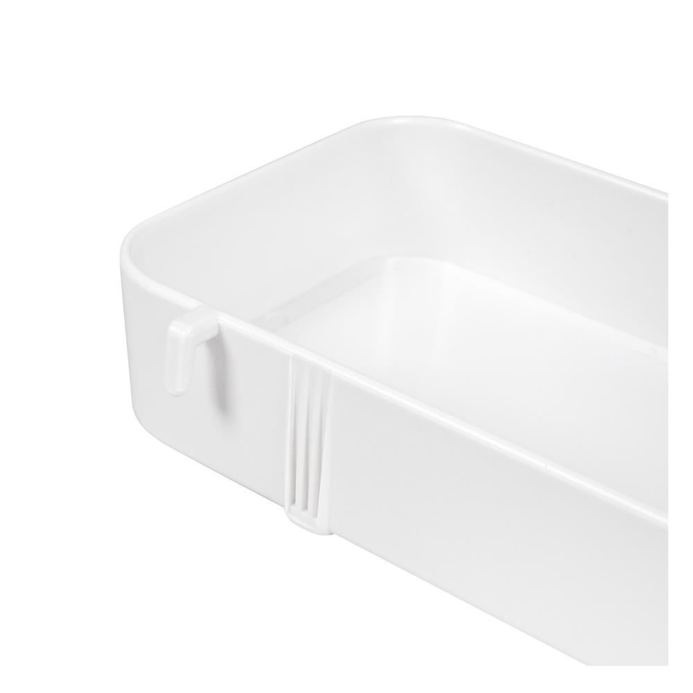 กล่องยาวแขวน STACKO TIDY SIZE S 21.5x9x3 ซม. สีขาว