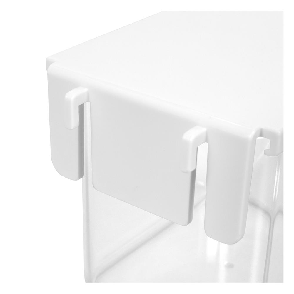 กล่องใสพร้อมฝา STACKO TIDY SIZE S 8x8x10 ซม. สีขาว