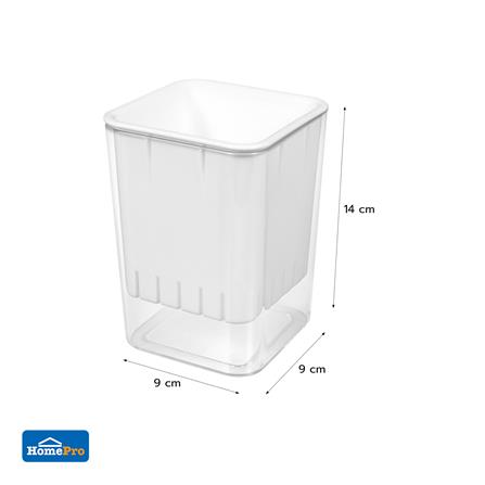 กล่องใส STACKO TIDY SIZE M 9x9x14 ซม. สีขาว_6