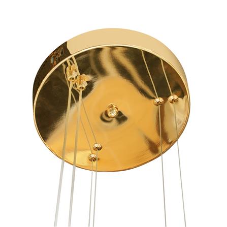 ไฟช่อ LED CARINI H2401 37 วัตต์ DAYLIGHT/COOL WHITE/WARM WHITE สีทอง/ใส 2 หัว_2