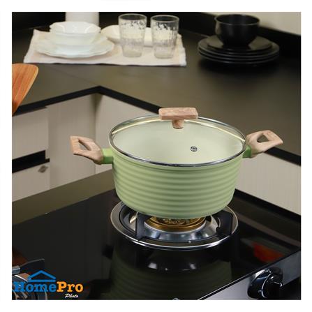 หม้อ 22 ซม. KECH ELLE IH สีเขียว_5