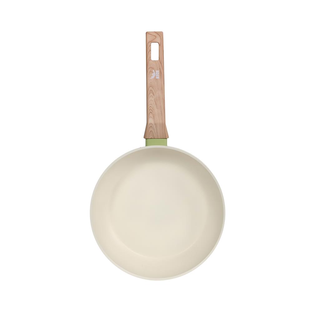 กระทะตื้น 24 ซม. KECH ELLE IH สีเขียว