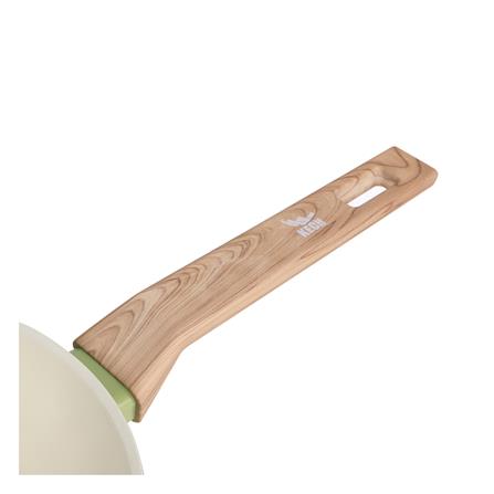 กระทะตื้น 24 ซม. KECH ELLE IH สีเขียว_2