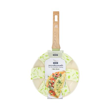 กระทะตื้น 24 ซม. KECH ELLE IH สีเขียว_3