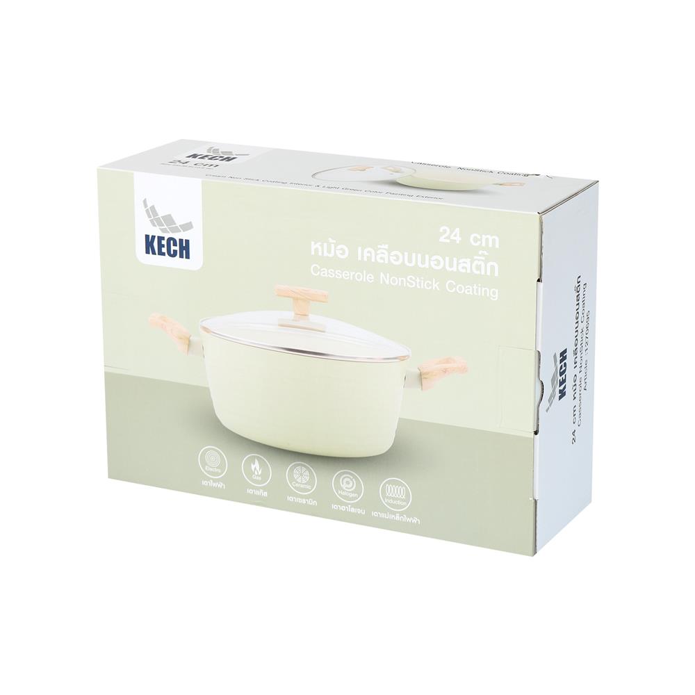 หม้อ 24 ซม. KECH ELLE IH สีเขียว