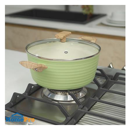 หม้อ 24 ซม. KECH ELLE IH สีเขียว_6