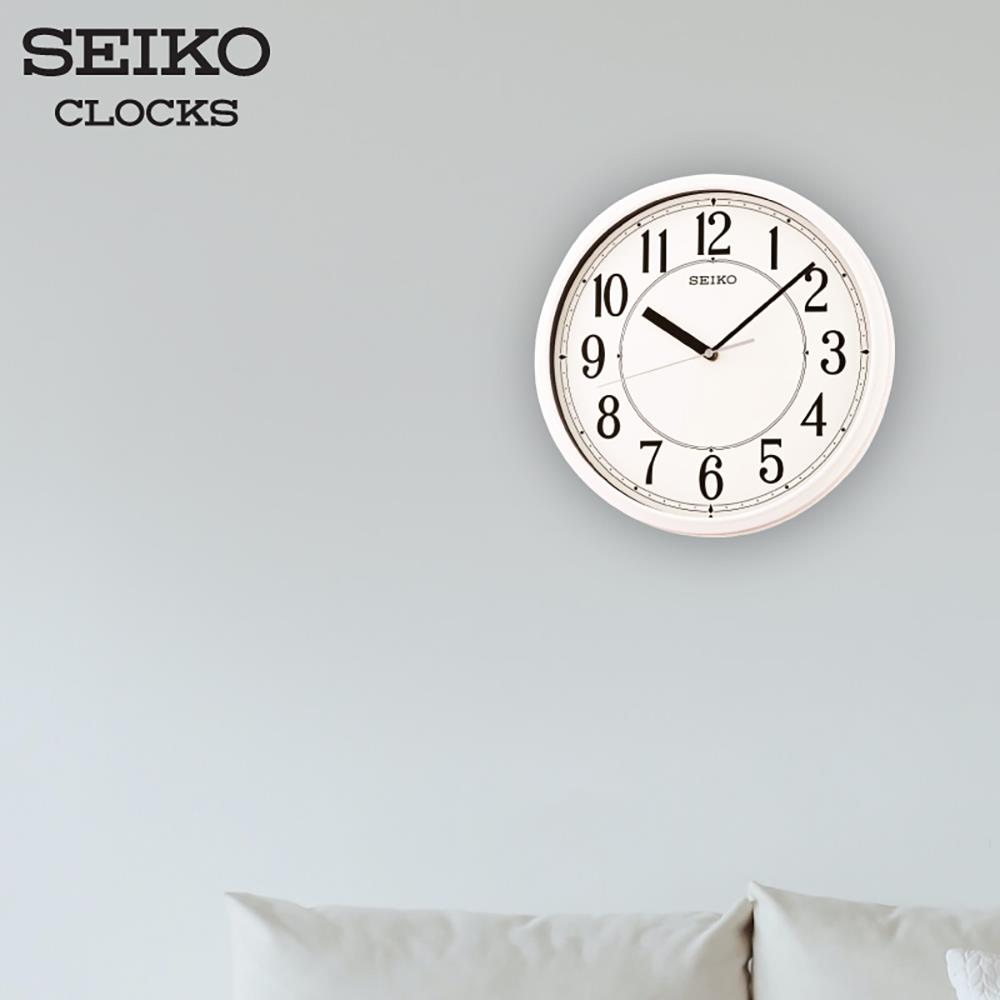 นาฬิกาแขวน SEIKO CLOCKS QXA756H 12 นิ้ว สีขาว