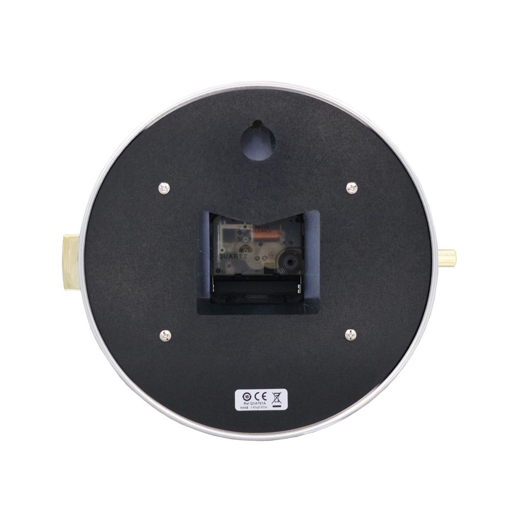 นาฬิกาแขวน SEIKO CLOCKS QXA761A 8X8.8 นิ้ว สีเงิน/ขาว