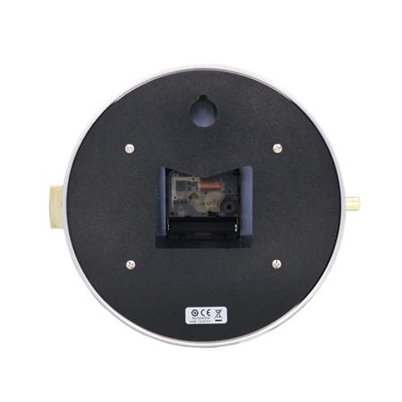 นาฬิกาแขวน SEIKO CLOCKS QXA761A 8X8.8 นิ้ว สีเงิน/ขาว_3