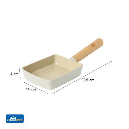 กระทะไข่ม้วน 18 ซม. KECH GROWTH IH สีครีม_7