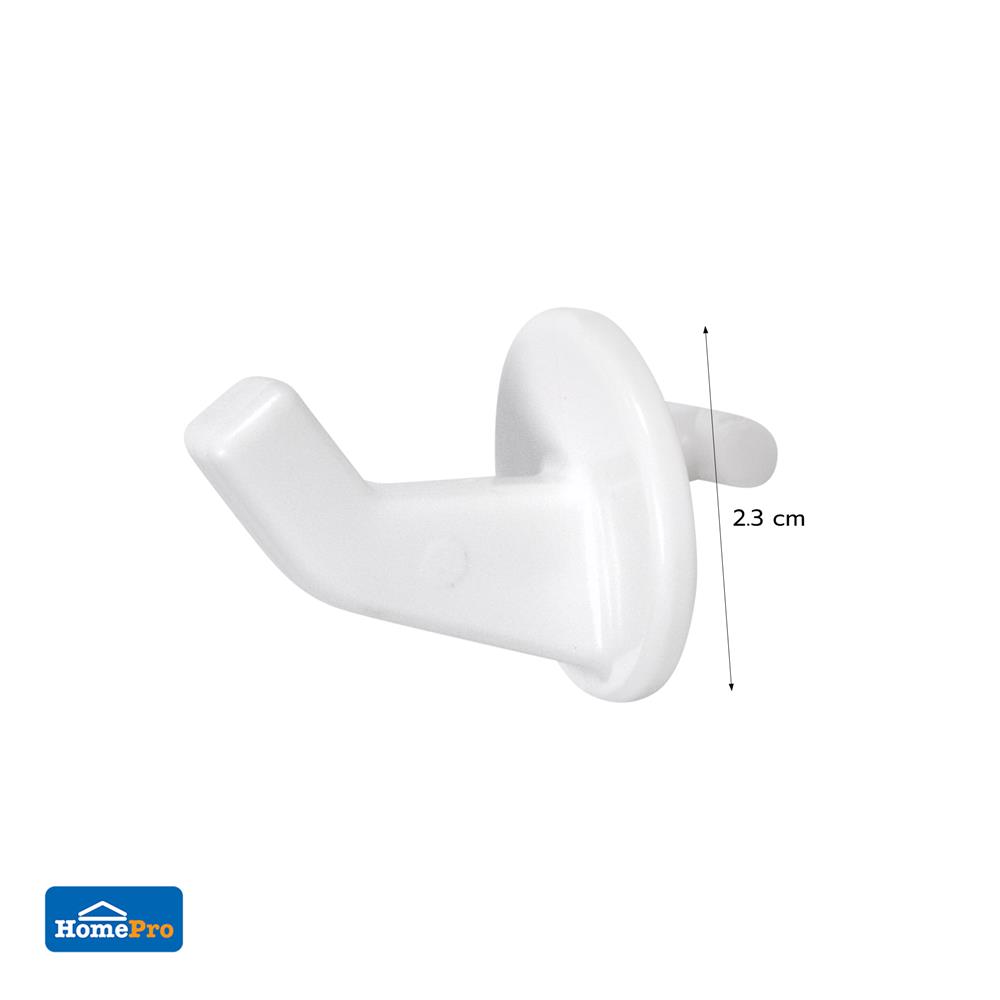 ขอแขวนเดี่ยว 3 ชิ้น STACKO TIDY 2.3x2.3x2.3 ซม. สีขาว