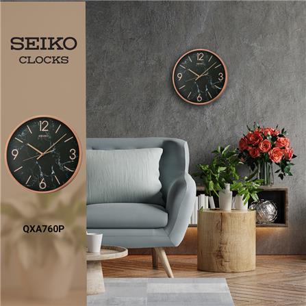 นาฬิกาแขวน SEIKO CLOCKS QXA760P 15.9 นิ้ว สีพิงค์โกลด์_3