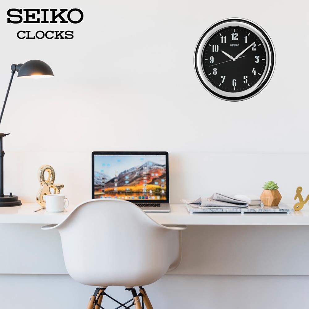 นาฬิกาแขวน SEIKO CLOCKS QXA313T 11 นิ้ว สีดำ