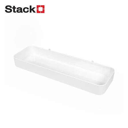 กล่องยาวแขวน STACKO TIDY SIZE M 28x9x3 ซม. สีขาว_0