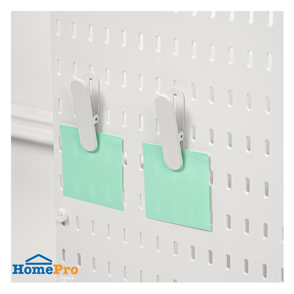 ไม้หนีบเดี่ยว 2 ชิ้น STACKO TIDY 2x2x8 ซม. สีขาว