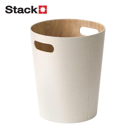 กล่องผ้ากลมทรงสูง STACKO PETA 25X25X30 ซม. สีครีม_0