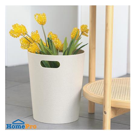 กล่องผ้ากลมทรงสูง STACKO PETA 25X25X30 ซม. สีครีม_3