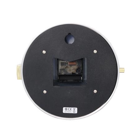 นาฬิกาแขวน SEIKO CLOCKS QXA761S 8X8.8 นิ้ว สีเงิน/ดำ_3