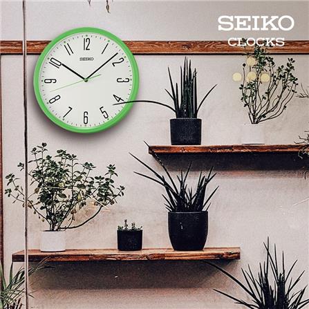 นาฬิกาแขวน SEIKO CLOCKS QHA011M 12 นิ้ว สีเขียว_1