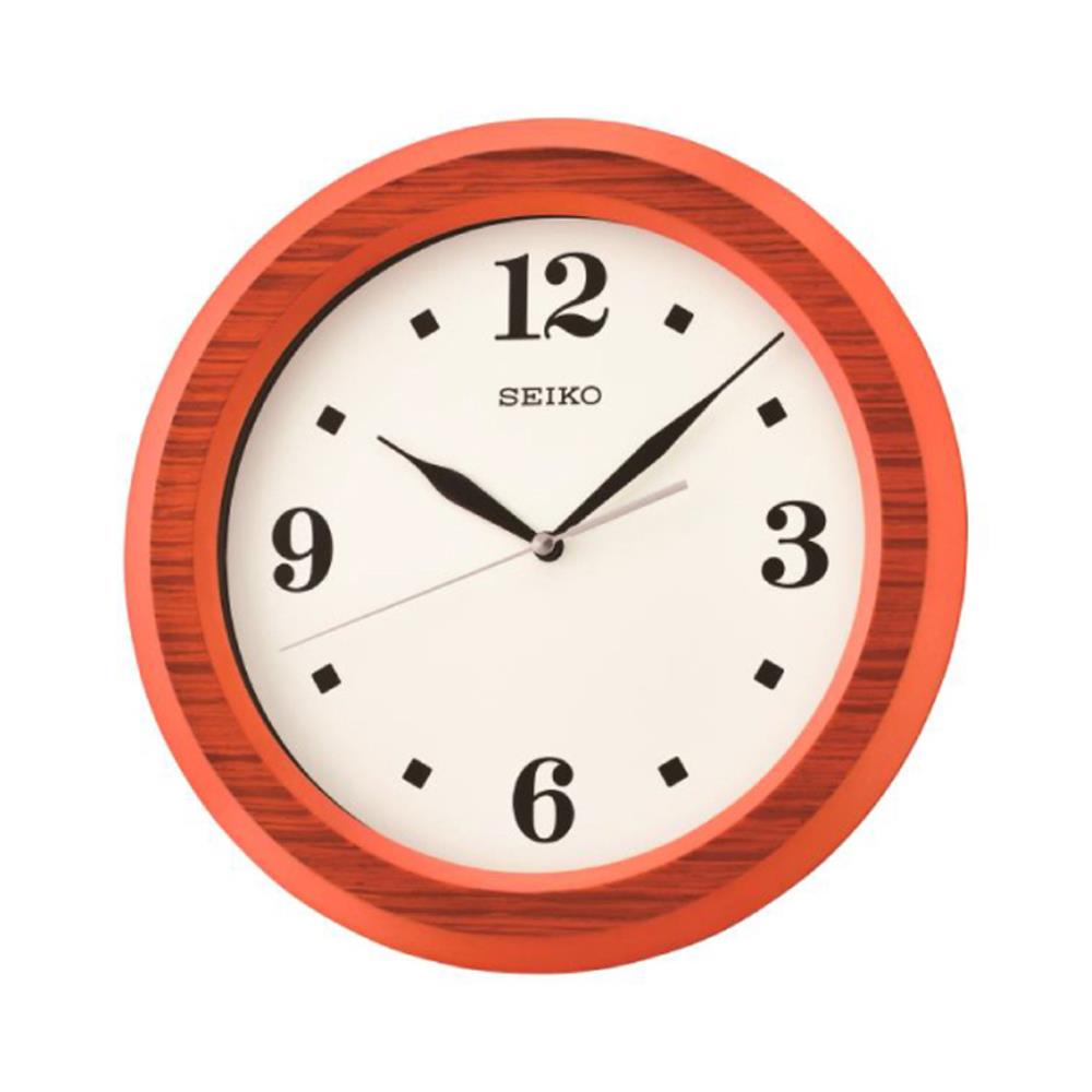 นาฬิกาแขวน SEIKO CLOCKS QXA772E 11.6 นิ้ว สีส้ม