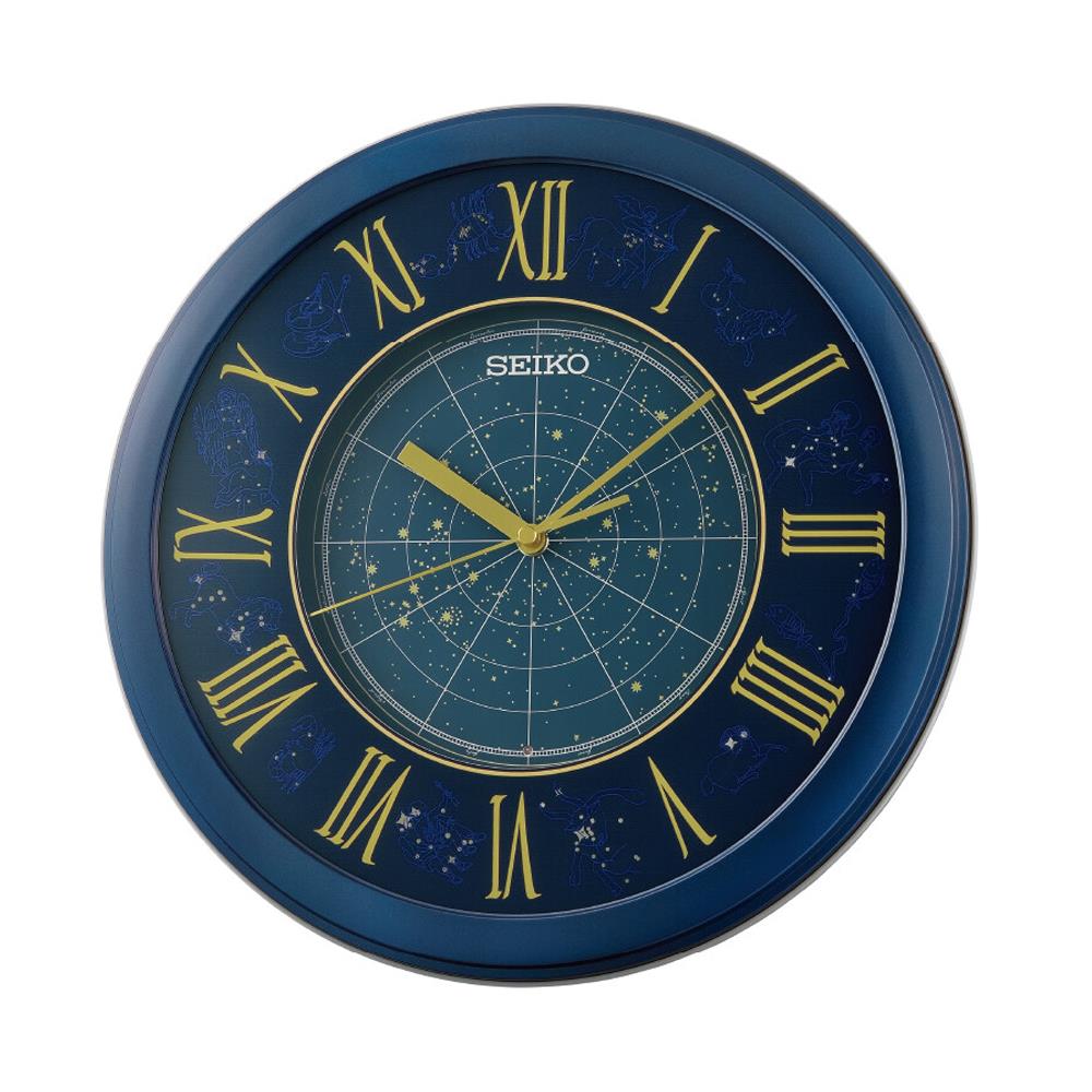 นาฬิกาแขวน SEIKO CLOCKS QHA013L 12.9 นิ้ว สีเงิน
