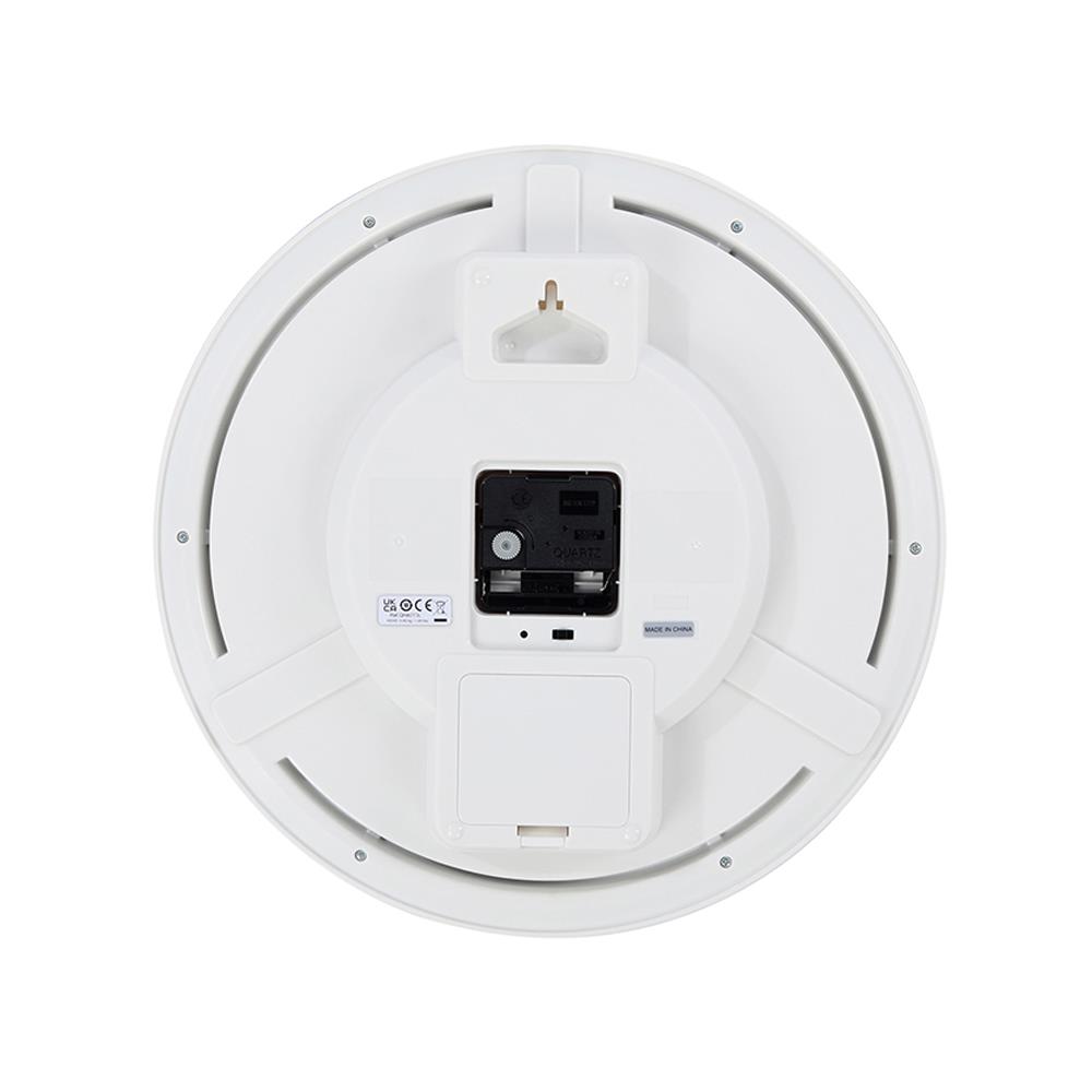 นาฬิกาแขวน SEIKO CLOCKS QHA013L 12.9 นิ้ว สีเงิน