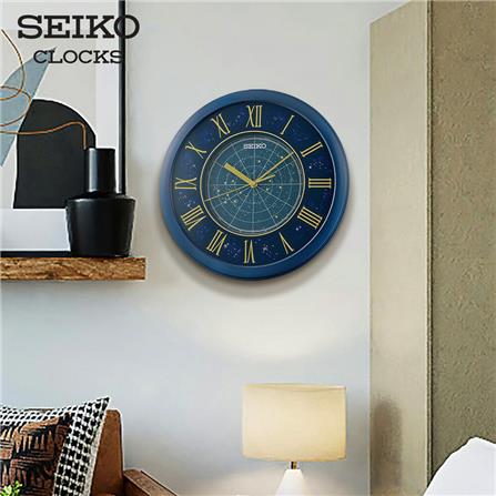 นาฬิกาแขวน SEIKO CLOCKS QHA013L 12.9 นิ้ว สีเงิน_4