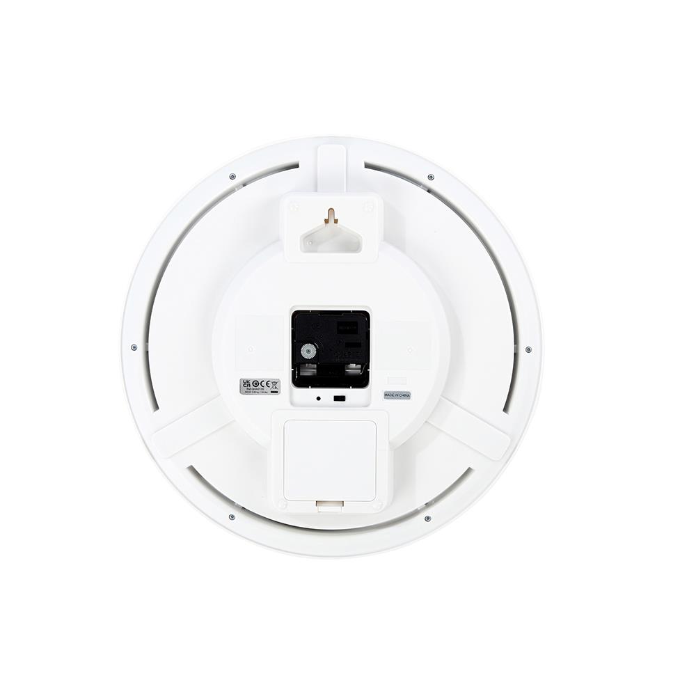 นาฬิกาแขวน SEIKO CLOCKS QHA013S 12.9 นิ้ว สีเงิน