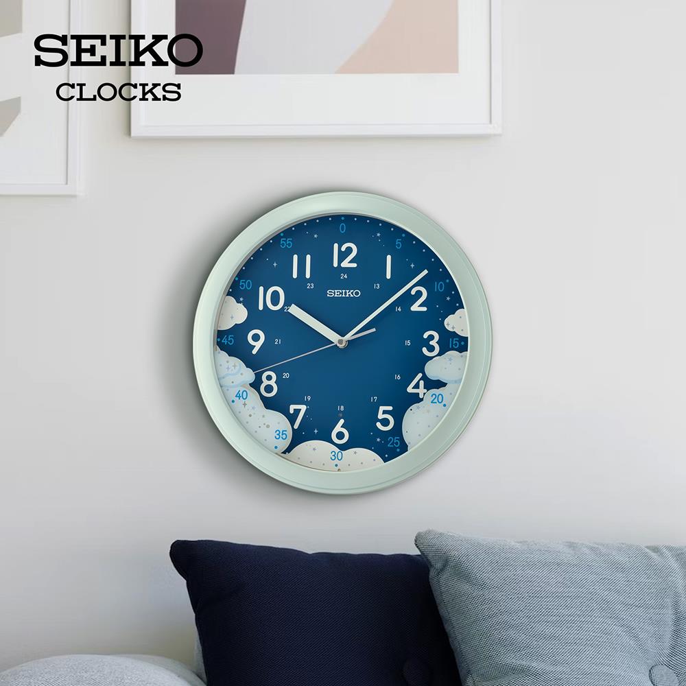 นาฬิกาแขวน SEIKO CLOCKS QHA010Z 12.9 นิ้ว สีขาว