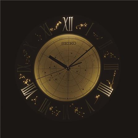 นาฬิกาแขวน SEIKO CLOCKS QHA013B 12.9 นิ้ว สีน้ำตาล_4