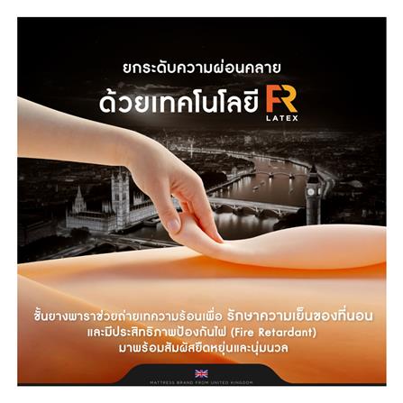 ที่นอน 3.5 ฟุต DUNLOPILLO GLOSTER พร้อมหมอนหนุน 1 ใบ_8